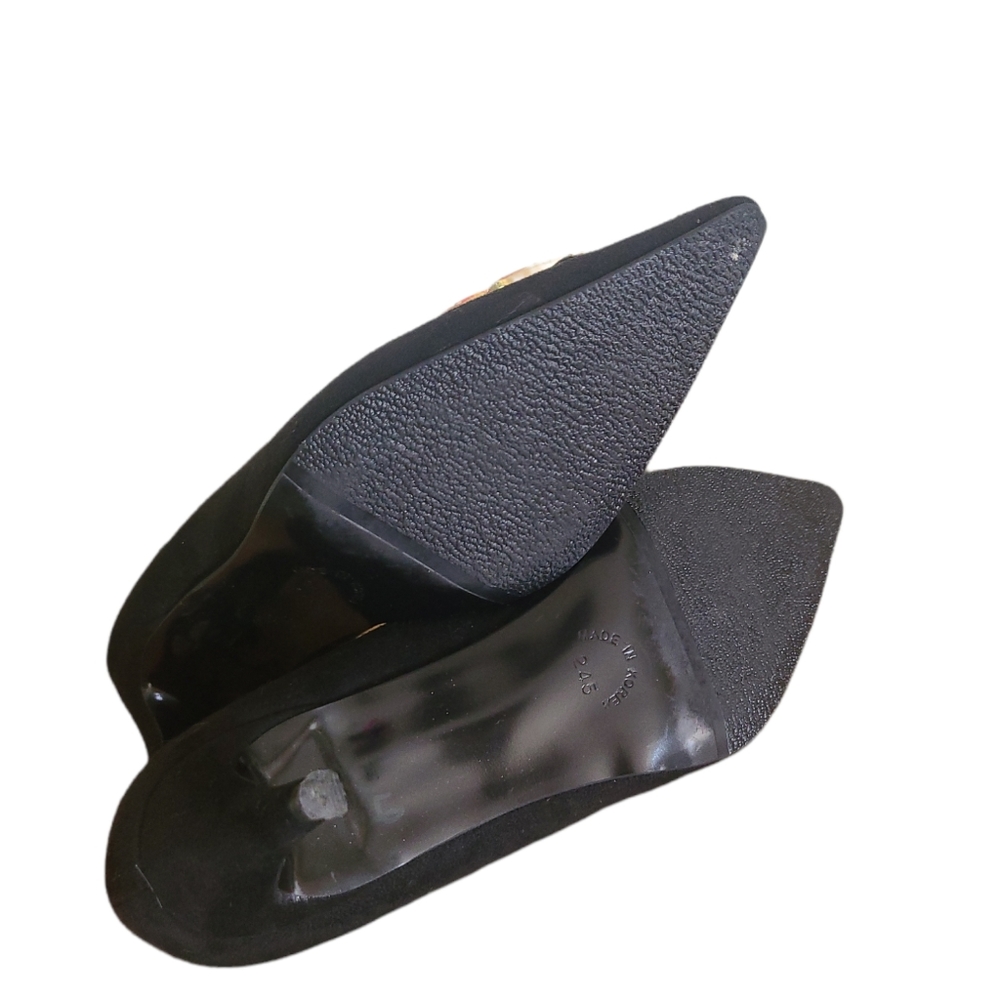 Habi black  kitten heels size 7 1/2 - Picture 4 of 9